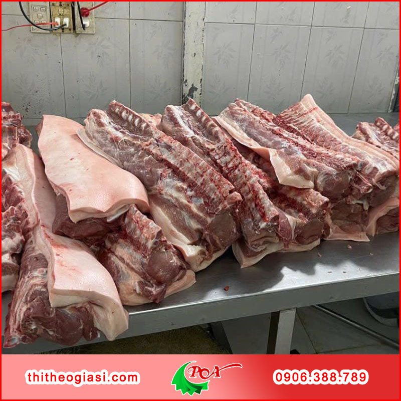 Nhu cầu tiêu thụ thịt heo mảnh trong hệ thống bán lẻ hiện nay