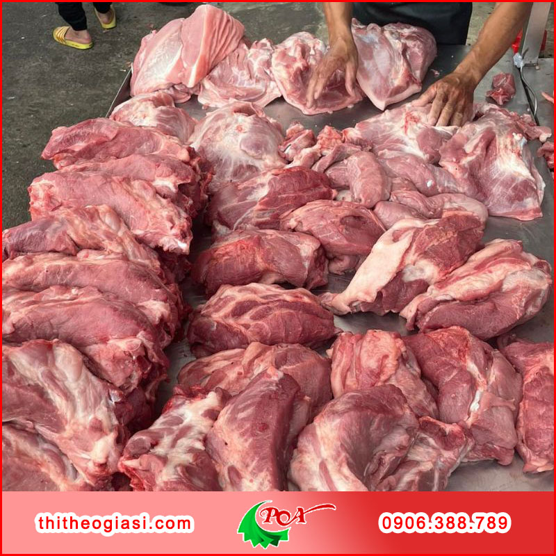 Nhu cầu tiêu thụ thịt heo tươi trong khu công nghiệp và nhà máy