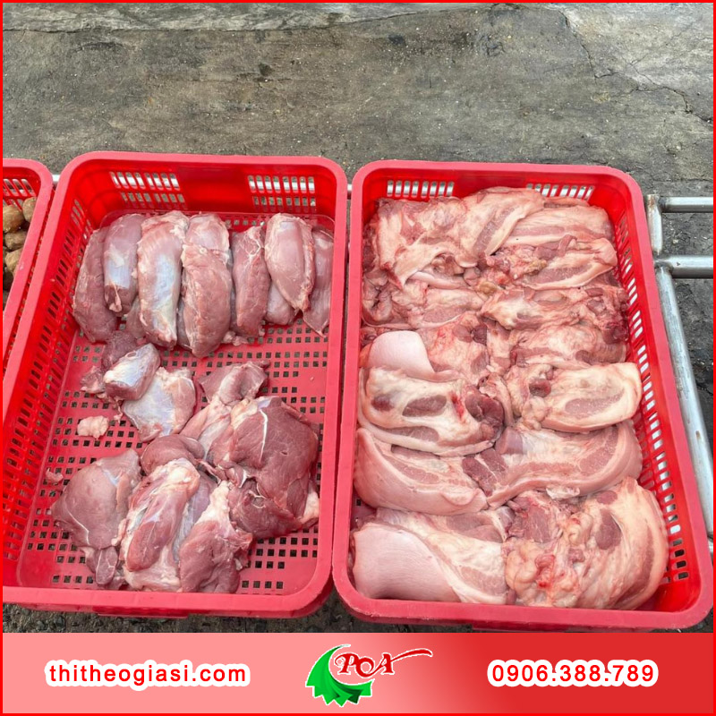 Tiêu chí lựa chọn thịt heo sạch cho suất ăn công nghiệp